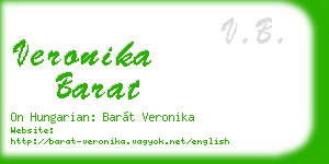 veronika barat business card